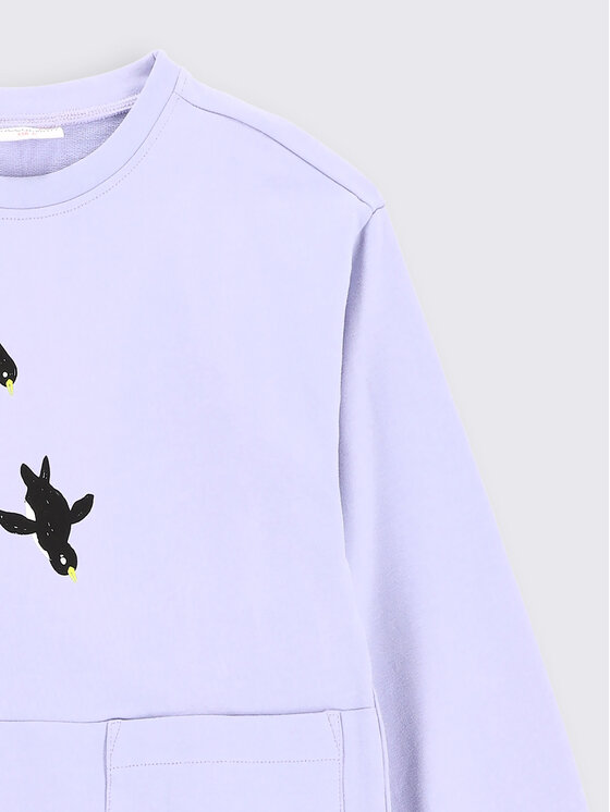 Coccodrillo Coccodrillo Sweatshirt ZC2132101WIK Violett Regular Fit