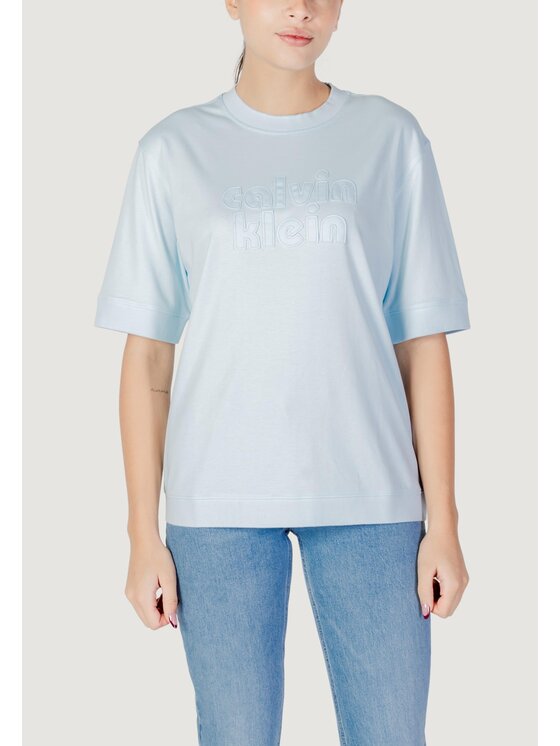 Calvin Klein Jeans Calvin Klein Jeans T-shirt A- OVERSIZED BOYFRIE Blu Boy Fit