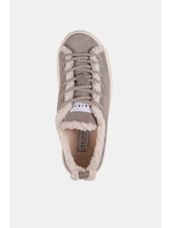 Inuikii Inuikii Sneakersy Shearling Low Šedá