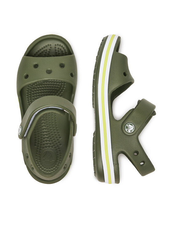 Crocs Crocs Sandały BAYABAND SANDAL K 211054-309 Zielony