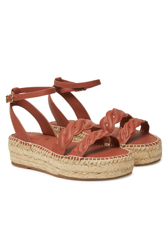 Tommy Hilfiger Tommy Hilfiger Espadrile FW0FW08496 Rjava