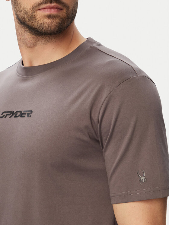Spyder Spyder T-krekls W126-SPMTS-1009-42X Pelēks Regular Fit
