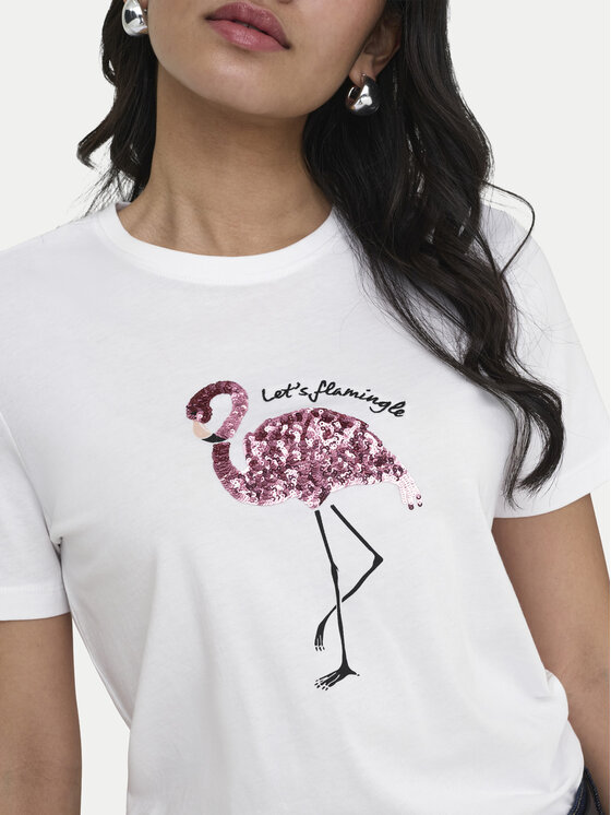 ONLY ONLY T-shirt Kita 15367568 Bijela Regular Fit