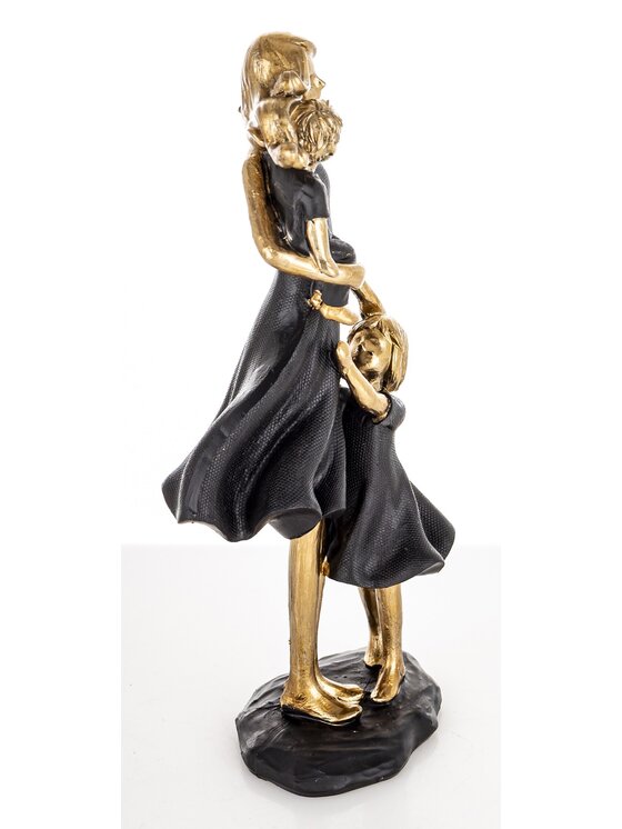 MIAhome MIAhome Figurka Mama z dziećmi MADRE-2 Złoty