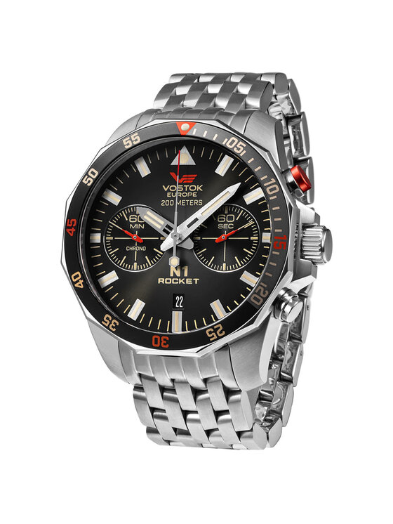 Zegarek Vostok Europe, Srebrny, 6S21-225A618B