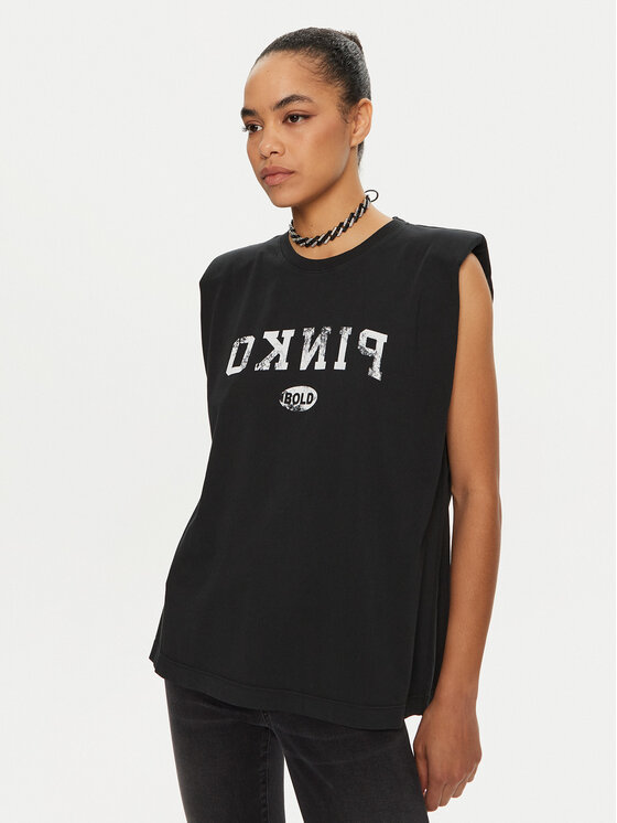 PINKO PINKO T-Shirt 104268 A25Z Dunkelblau Regular Fit