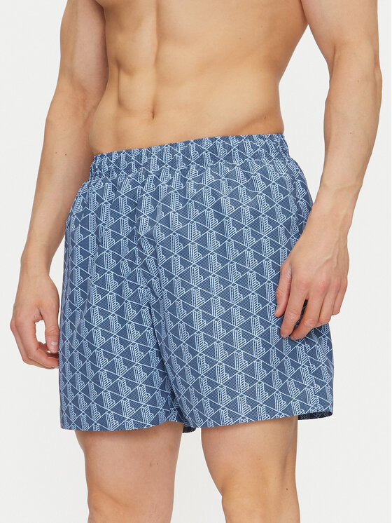 Lacoste Lacoste Σορτς κολύμβησης MH9086 Μπλε Regular Fit