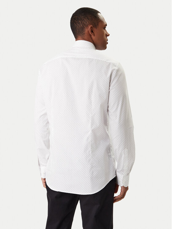 Tommy Hilfiger Tommy Hilfiger Koszula MW0MW41660 Biały Slim Fit
