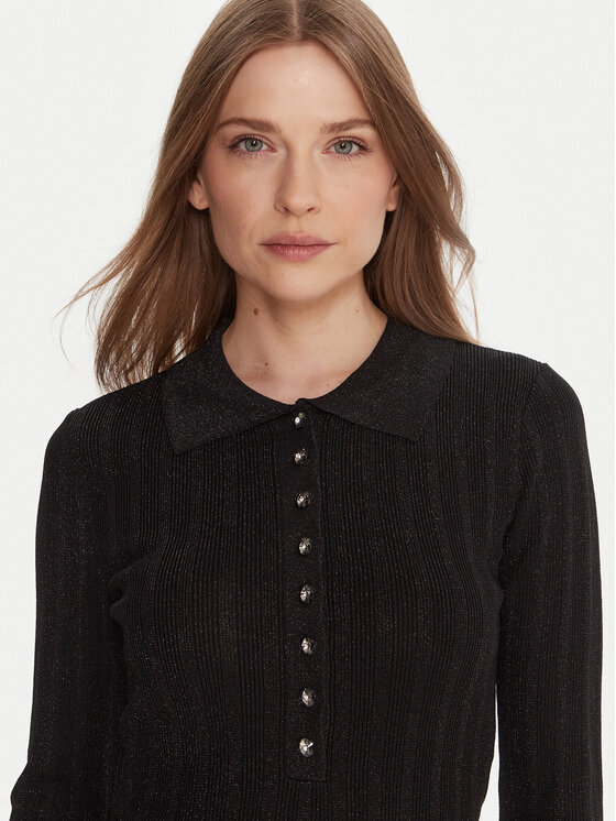 Gaudi Gaudi Svetr 521FD53034 Černá Slim Fit
