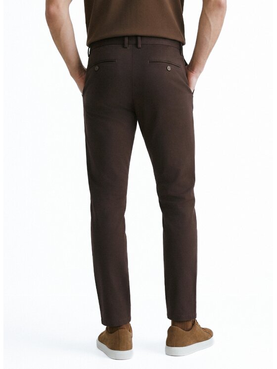 Pako Lorente Pako Lorente Chinosy P26WB-WX-002 Brązowy Slim Fit