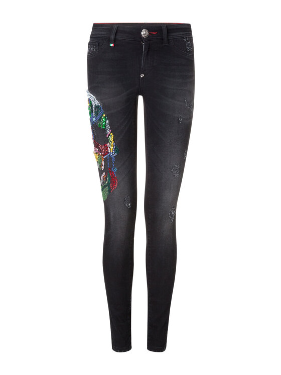 PHILIPP PLEIN PHILIPP PLEIN Džegínsy 30787 Čierna