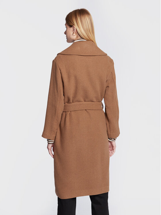 Sisley Sisley Átmeneti kabát 2RKJLN01P Barna Regular Fit