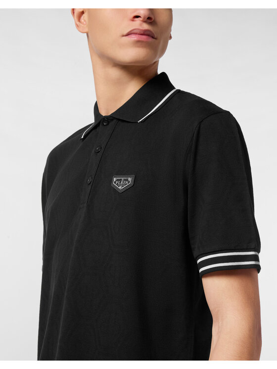 PHILIPP PLEIN PHILIPP PLEIN Polokošile 25571 Černá Slim Fit