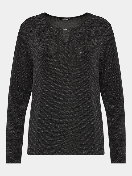 Olsen Olsen Bluse Clara 11104678 Schwarz Regular Fit