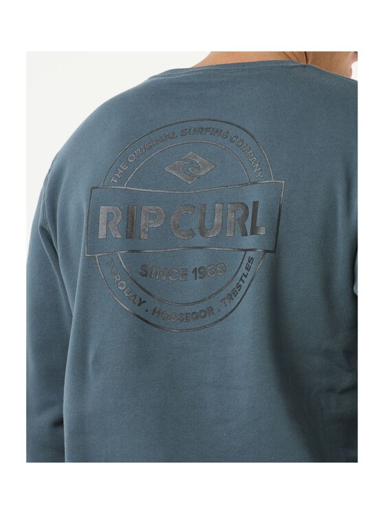 Rip Curl Rip Curl Bluza Stapler Crew Zielony Standard Fit