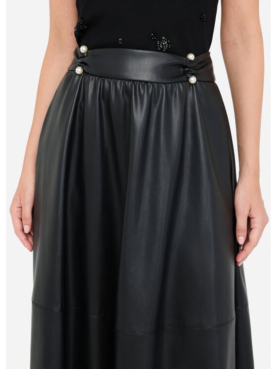 Liu Jo Liu Jo Gonna midi CF5015E062422222 Nero Regular Fit