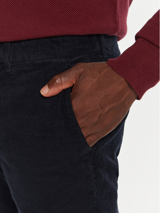 Tommy Hilfiger Tommy Hilfiger Pantaloni di tessuto MW0MW32932 Blu scuro Regular Fit