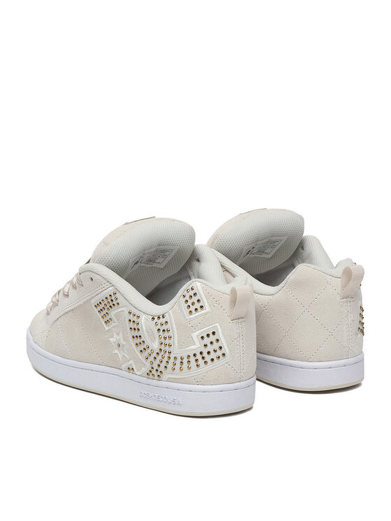 DC Shoes DC Shoes Sneakersy EO-COURT GRAFFIK SE DC01666102 Écru