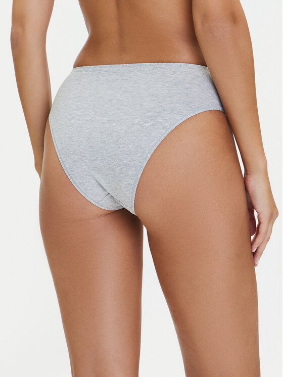 Hunkemöller Hunkemöller Figi klasyczne z wysokim stanem 302033 Szary