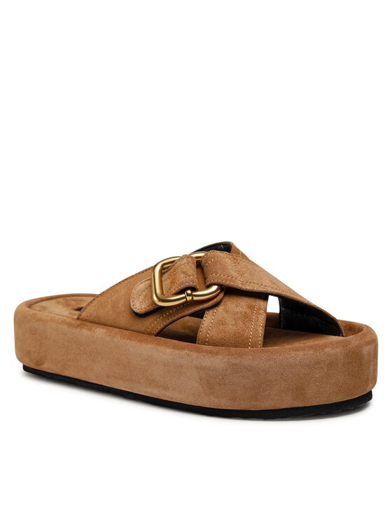 GINO ROSSI Gino Rossi Ciabatte 22SS39 Marrone