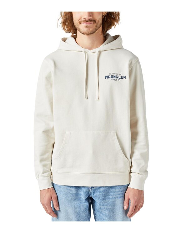 Wrangler Wrangler Bluza 112350541 Écru Relaxed Fit