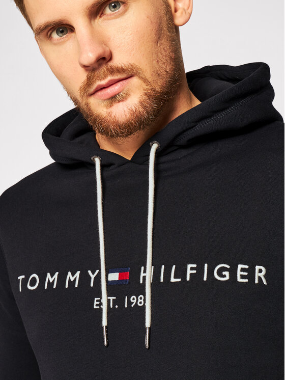 Tommy Hilfiger - Sweat Capuche Core Tommy Logo 0752 Noir 