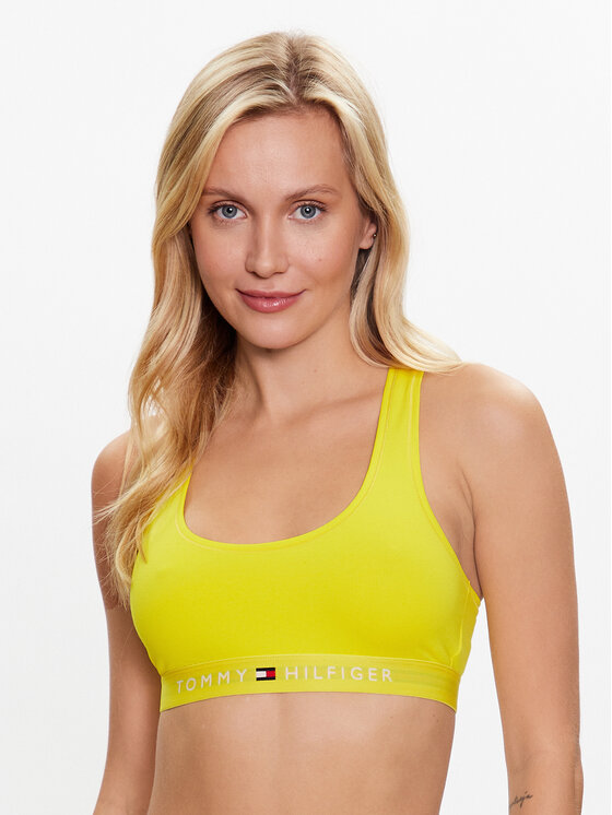 Tommy Hilfiger Tommy Hilfiger Top nedrček UW0UW04143 Rumena