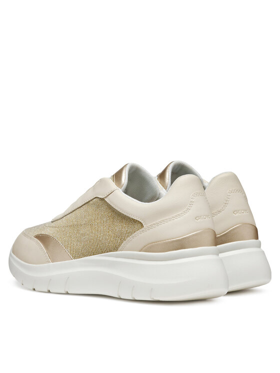 Geox Geox Сникърси D Plummery D55YNA 0LYBC C2L1S Златист