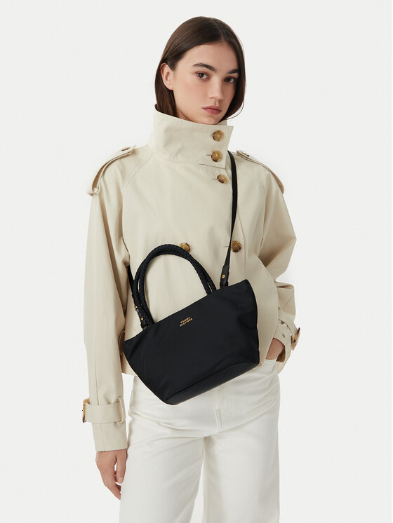 Tommy Hilfiger Geantă Th Marina Bucket Nylon AW0AW18831 Negru