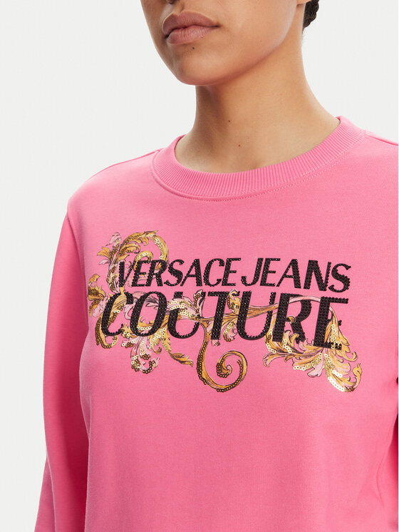 Versace Jeans Couture Versace Jeans Couture Pulóver 78HAIC06 Rózsaszín Regular Fit