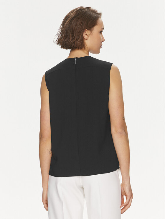 Calvin Klein Calvin Klein Bluzka K20K207063 Czarny Regular Fit