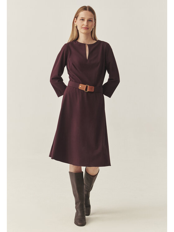 TATUUM TATUUM Sukienka codzienna ANAKO Fioletowy Flare Fit
