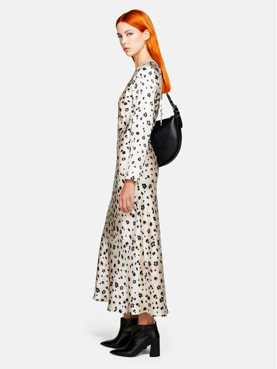 Sisley Sisley Kasdieninė suknelė 4V2XLV04R Smėlio Regular Fit