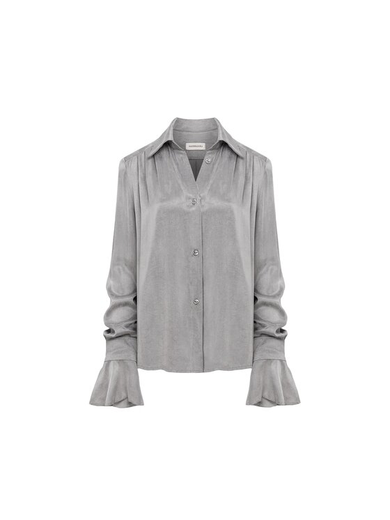 MANDRAGORA MANDRAGORA Camicia Celia Grigio Standard Fit