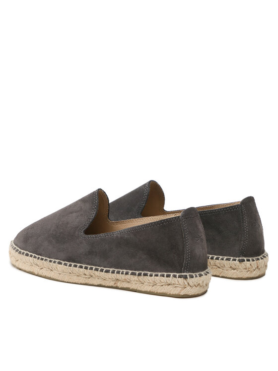 Manebi Manebi Espadrile Suede Flat Espadrilles W 1.0 C0 Gri