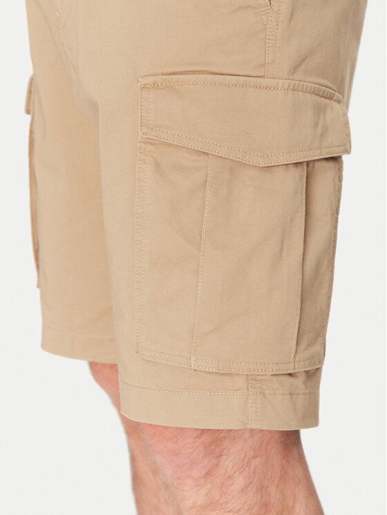 Gant Gant Szorty materiałowe 205069 Beżowy Relaxed Fit