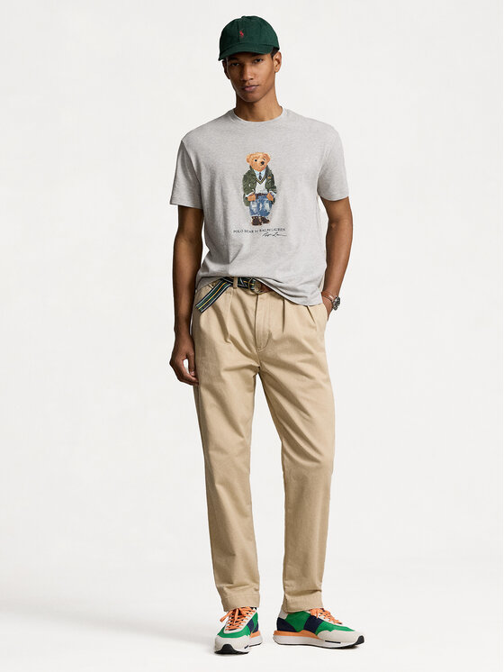 Polo Ralph Lauren Polo Ralph Lauren Тишърт 710854497035 Сив Regular Fit