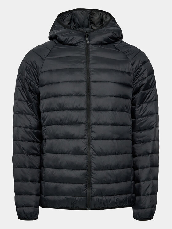 Brave Soul Brave Soul Μπουφάν μεταβατικό MJK-HIKEHOODBLK Μαύρο Regular Fit