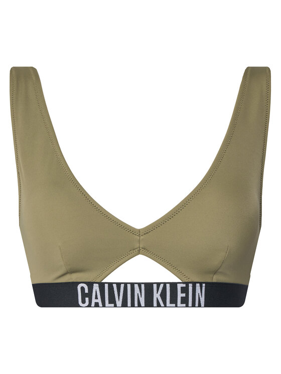 Calvin Klein Swimwear Calvin Klein Swimwear Верх від купальника KW0KW02745 Зелений