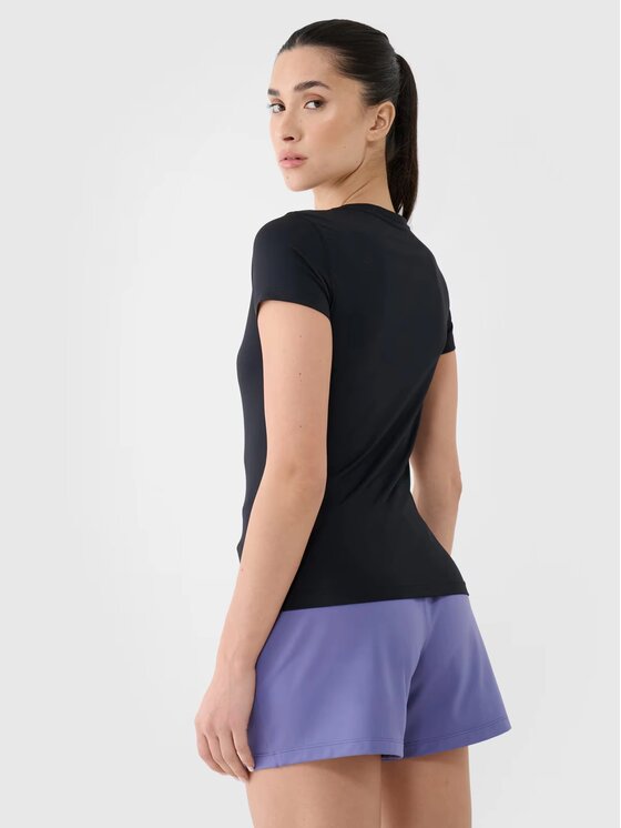 4F 4F T-Shirt 4FWMM00TFTSF1828-20S Czarny Regular Fit