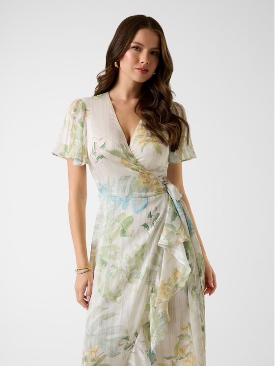 Guess Guess Sukienka codzienna 161627 Zielony Classic Fit