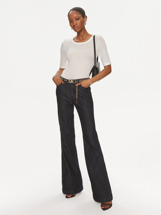 MICHAEL Michael Kors MICHAEL Michael Kors Jeansy MS39041M24 Tmavomodrá Flared Fit