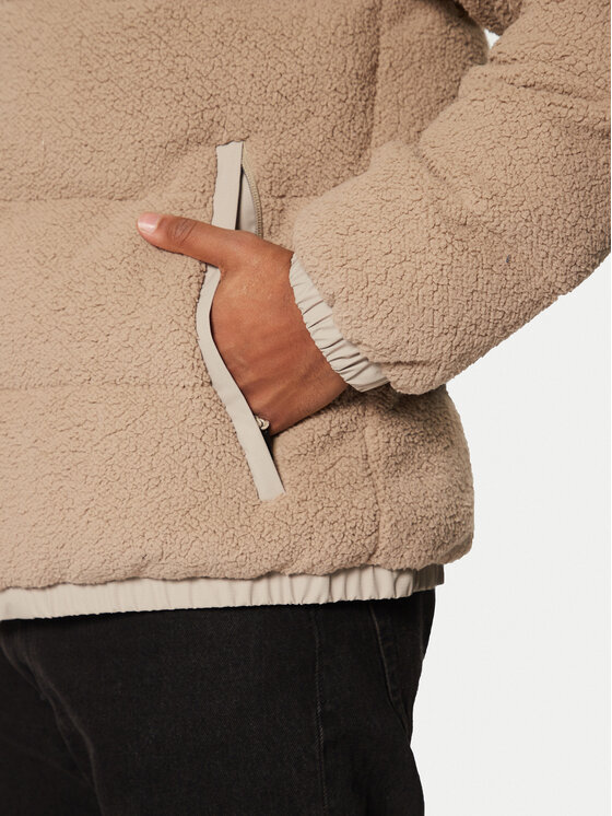 Protest Protest Kurtka puchowa Asura Teddy 6728044 Beżowy Regular Fit