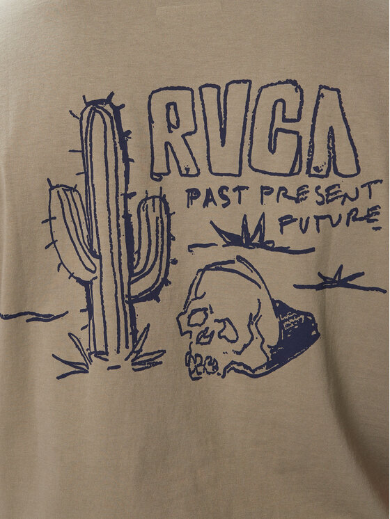 RVCA RVCA T-särk Deth Valley 23A351532 Roheline Regular Fit