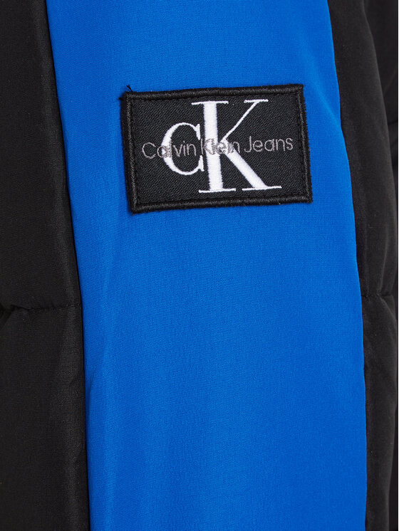 Calvin Klein Jeans Calvin Klein Jeans Kurtka puchowa Color Block IB0IB01722 Czarny Regular Fit