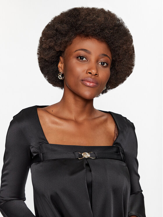 Babylon Babylon Коктейльна сукня T_E00774 Чорний Regular Fit