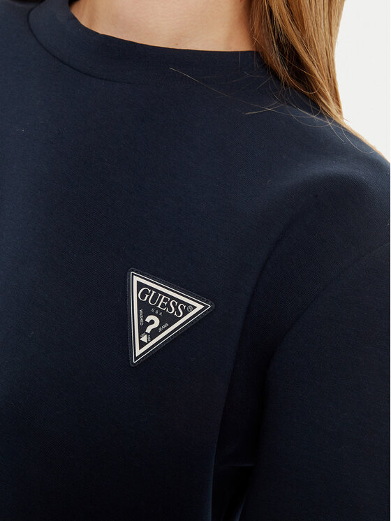 Guess Guess Sweatshirt V4BQ23 KBCK2 Dunkelblau Regular Fit