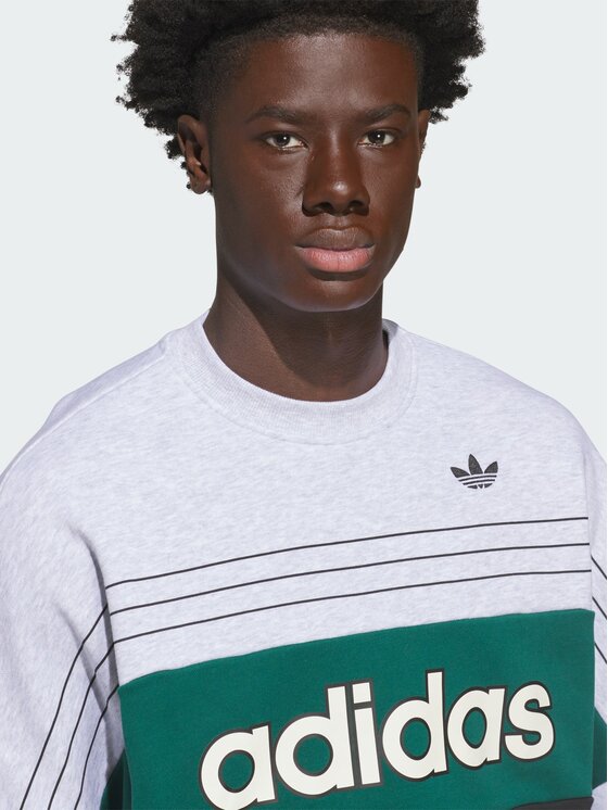 adidas adidas Bluza 164745 Szary Oversize