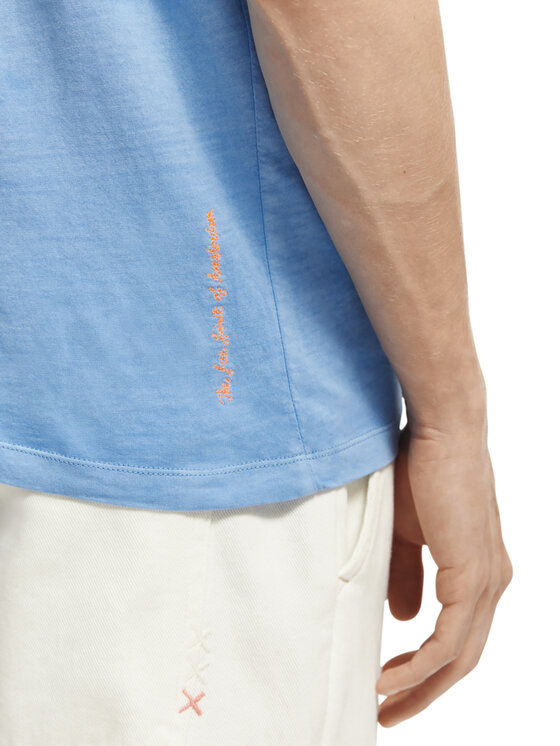 Scotch & Soda T-Shirt 169076 Blau Regular Fit | Modivo.de 