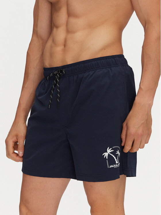 Jack & Jones Jack & Jones Szorty kąpielowe Maui 12278729 Granatowy Regular Fit